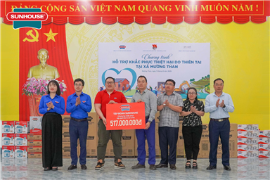Tập đoàn SUNHOUSE chung tay cùng người dân Lai Châu khắc phục hậu quả thiên tai